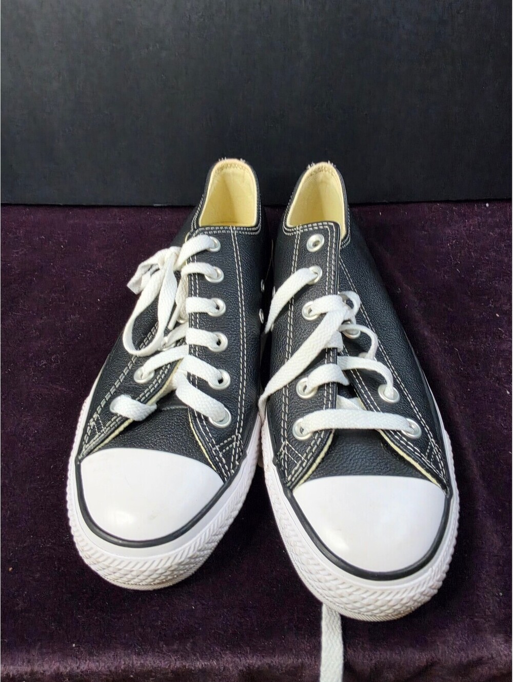 Converse All Star Black Low Top Sneakers Size 8